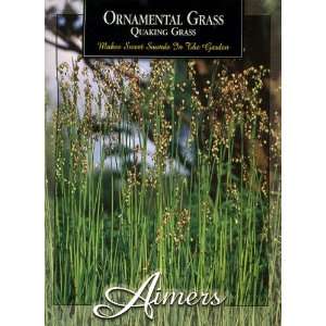   3252 Ornamental Grass Quaking Grass Seed Packet Patio, Lawn & Garden