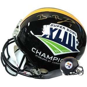  Ben Roethlisberger Autographed Helmet   Autographed NFL 