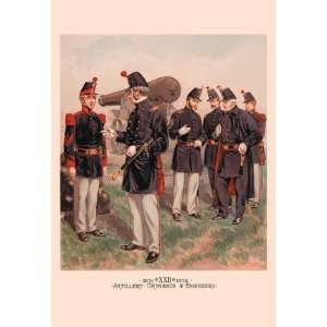  Artillery and Ordinance Engineers 28x42 Giclee on Canvas 