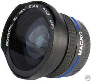 40X PHD Wide Angle Fisheye Lens for Sony HDR CX130  