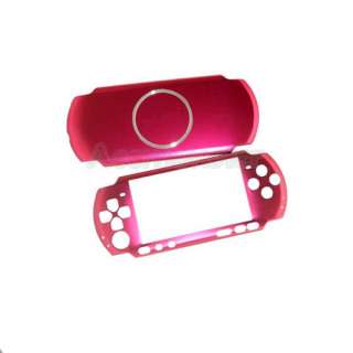 Aluminum Metal Hard Case Cover For Sony PSP 3000 RED US  