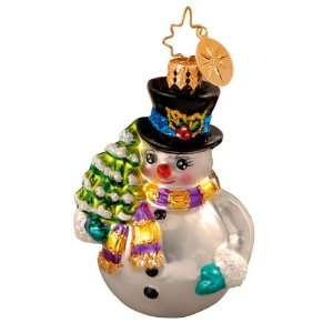 RADKO ROLY RALEIGH GEM Snowman Christmas Tree Ornament  