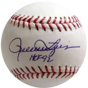  Rollie Fingers Autographed Baseball   inscribed HOF 92 