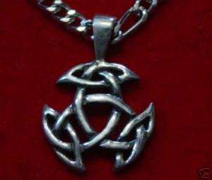 Celtic Good Luck Pendant Charm Silver Jewelry Wicca  