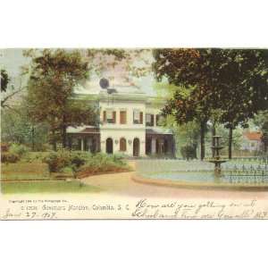  Postcard Governors Mansion   Columbia South Carolina 