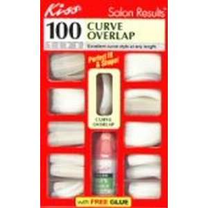  Kiss 100 Nail Tips Curve Overlap (2 Pack) Health 