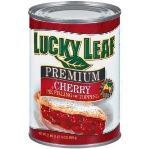 Lucky Leaf, Cherry Pie Filling, 21oz Can Grocery & Gourmet Food