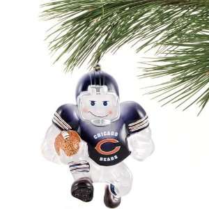 Chicago Bears Acrylic Holiday Ornament