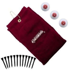 NCAA Chicago Maroons Embroidered Golf Towel Gift Set 