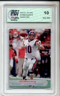 Eli Manning CHARGERS??? 2004 Rookie Review card PGI 10  