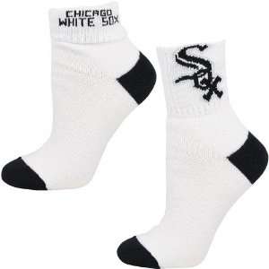  MLB Chicago White Sox Ladies 9 11 Fold Over Socks Sports 