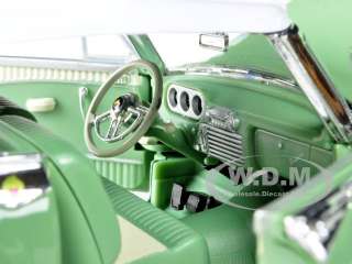 1953 PACKARD CARIBBEAN SOFT TOP GREEN 1/24 DIECAST MODEL CAR BY WELLY 