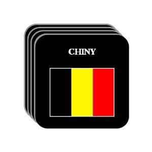  Belgium   CHINY Set of 4 Mini Mousepad Coasters 