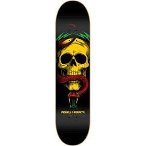  Powell Mcgill Bl Skull/Snake 5 Rasta Skateboard Deck   7 