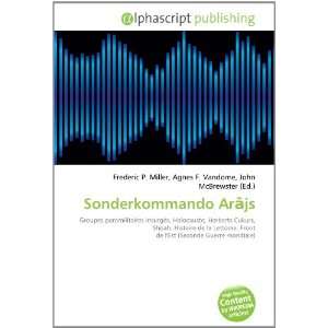  Sonderkommando Arjs (French Edition) (9786134045599 