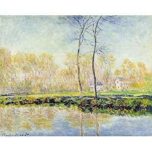 Claude Monet The Banks Of The River Epte At Giverny  Art 