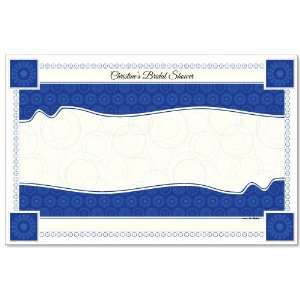  Something Blue   Personalized Bridal Shower Placemats 
