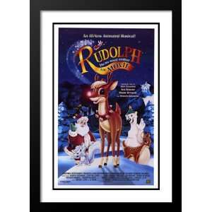  Rudolph the RedNosed Reindeer 20x26 Framed and Double Matted Movie 