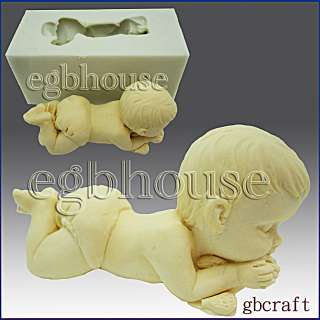   2D Silicone Guest/embed Soap Mold   Cutie Baby     