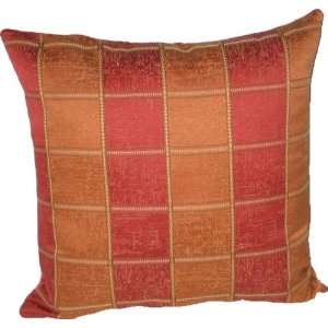  Morroco BGB Chrd w/Maroon Rust Square Pillow 18x18