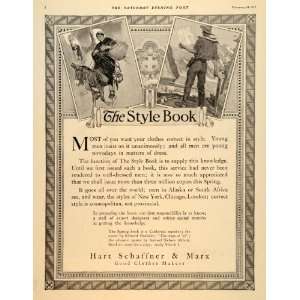  1912 Ad Style Book Edward Penfield Hart Schaffner Marx 