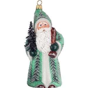  Ino Schaller Blown Glass Polish Bavarian Woods Santa 