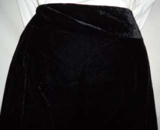 Womens New With Tags Charter Club black velvet skirt. This skirt 
