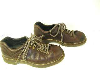 SMASHING DR MARTENS Rugged Brown Leather Oxfords 9  