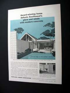 PORTLAND CEMENT Odessa TX House Home 1962 print Ad  