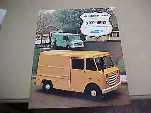 1968 Chevrolet Truck Step Vans Sales Brochure  