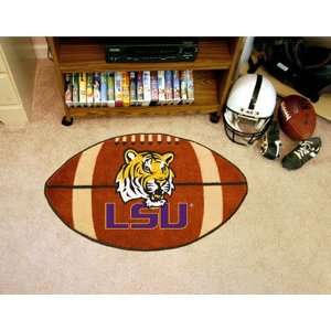   State Fightin Tigers NCAA Football Floor Mat (22x35) LSU Logo