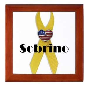  Military Backer Sobrino (Yellow Ribbon) Keepsake Box