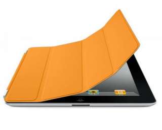 Orange Smart Cover with Black TPU Gel Back Case + 3 Stylus Pen For 
