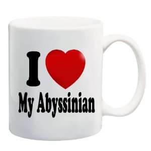 LOVE MY ABYSSINIAN Mug Coffee Cup 11 oz ~ Cat Breed