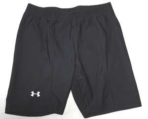 BOYS UNDER ARMOUR size SMALL black shorts  YSM dri fit  