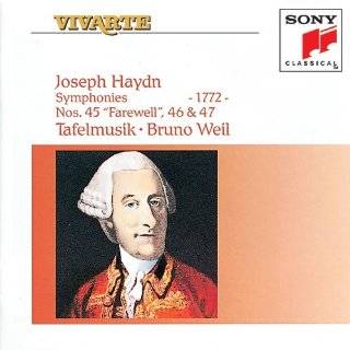 Haydn Symphonies Nos. 45 Farewell & 46 & 47 Palindrome
