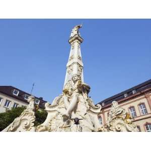  Water Fountain, Trier, Rhineland, Germany, Europe 