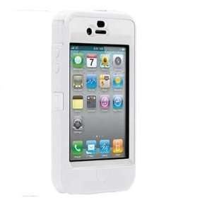   white Defender Case For iPhone 4 4G 4S with out cilp 