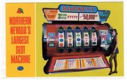Nevadas Largest Slot Machine, Barneys Casino  