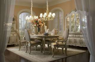   11 Piece Palatial Oval Dining Set with Buffet and China Cabinet  