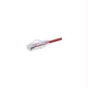  Oncore Clearfit CAT6 Patch Cable, Red, Snagless, 1FT Electronics