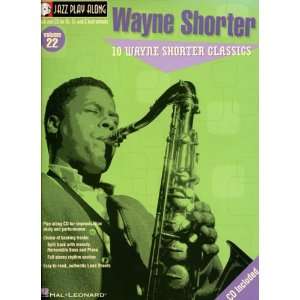   Jazz Play Along Wayne Shorter Vol. 22 Book and CD Musical Instruments