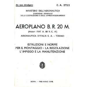  FIAT BR.20 M Aircraft Maintenance Manual   C.A. 272 / 2 