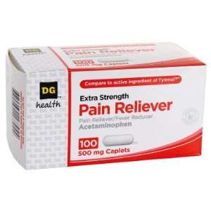  DG Health Extra Strength Pain Reliever Caplets   100 ct 