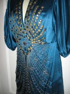 Nanette Lepore DARJEELING Beaded Embelished Dress 2 US  