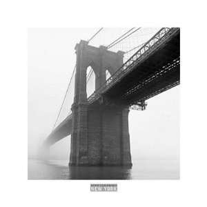 Brooklyn Bridge Fog by Henri Silberman   11 3/4 x 11 3/4 