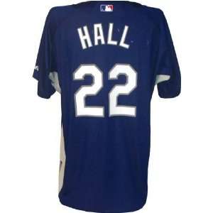 Toby Hall #22 2007 Game Used Dodgers Spring Training Road 