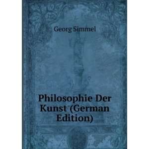   Der Kunst (German Edition) Georg Simmel  Books