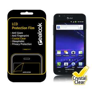 REALOOK AT&T Samsung Skyrocket screen protector, Crystal Clear 2 PK 