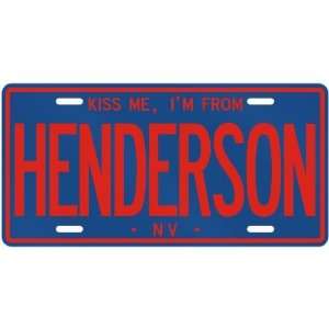   AM FROM HENDERSON  NEVADALICENSE PLATE SIGN USA CITY